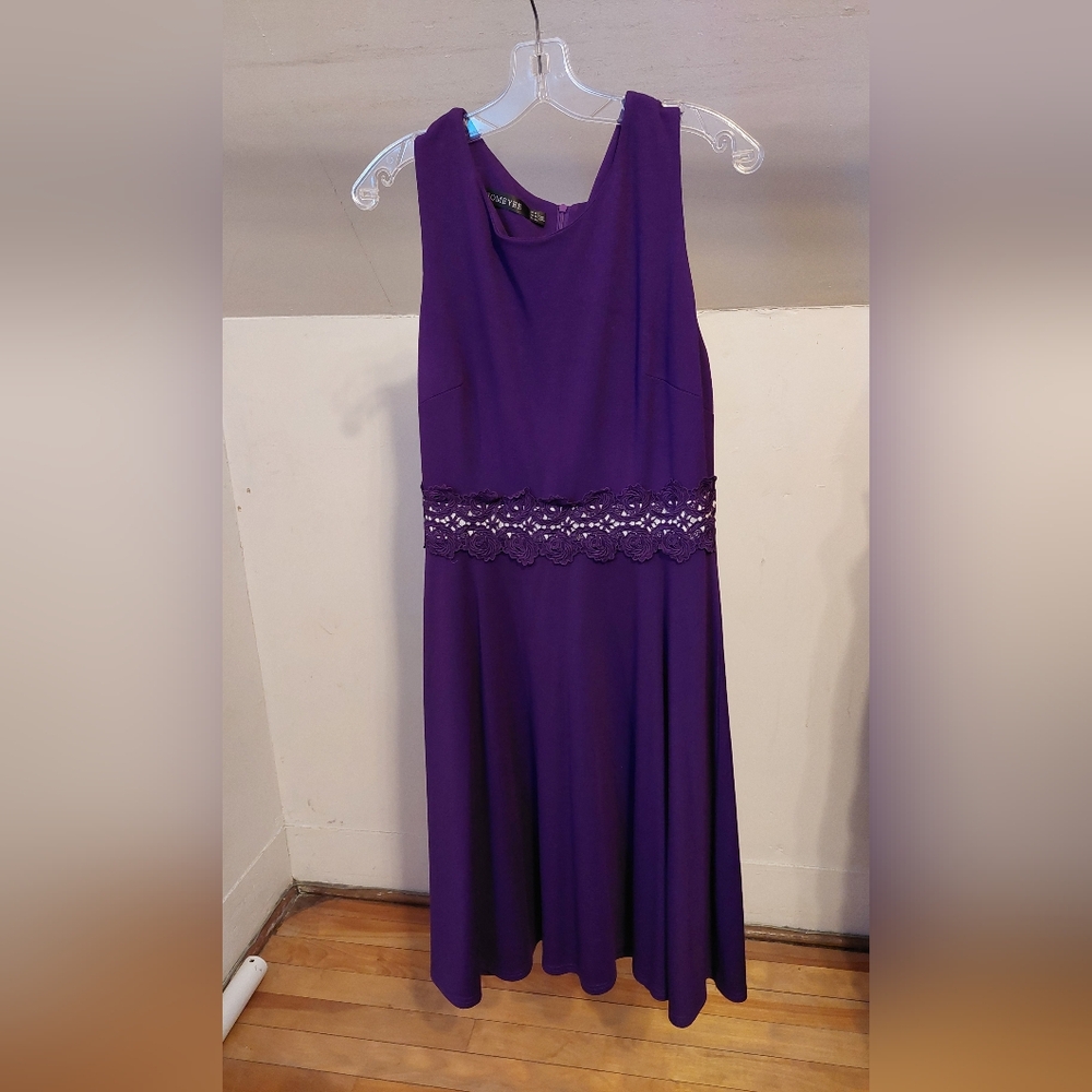 Homeyee Sleeveless Purple dress Size 2XL US12